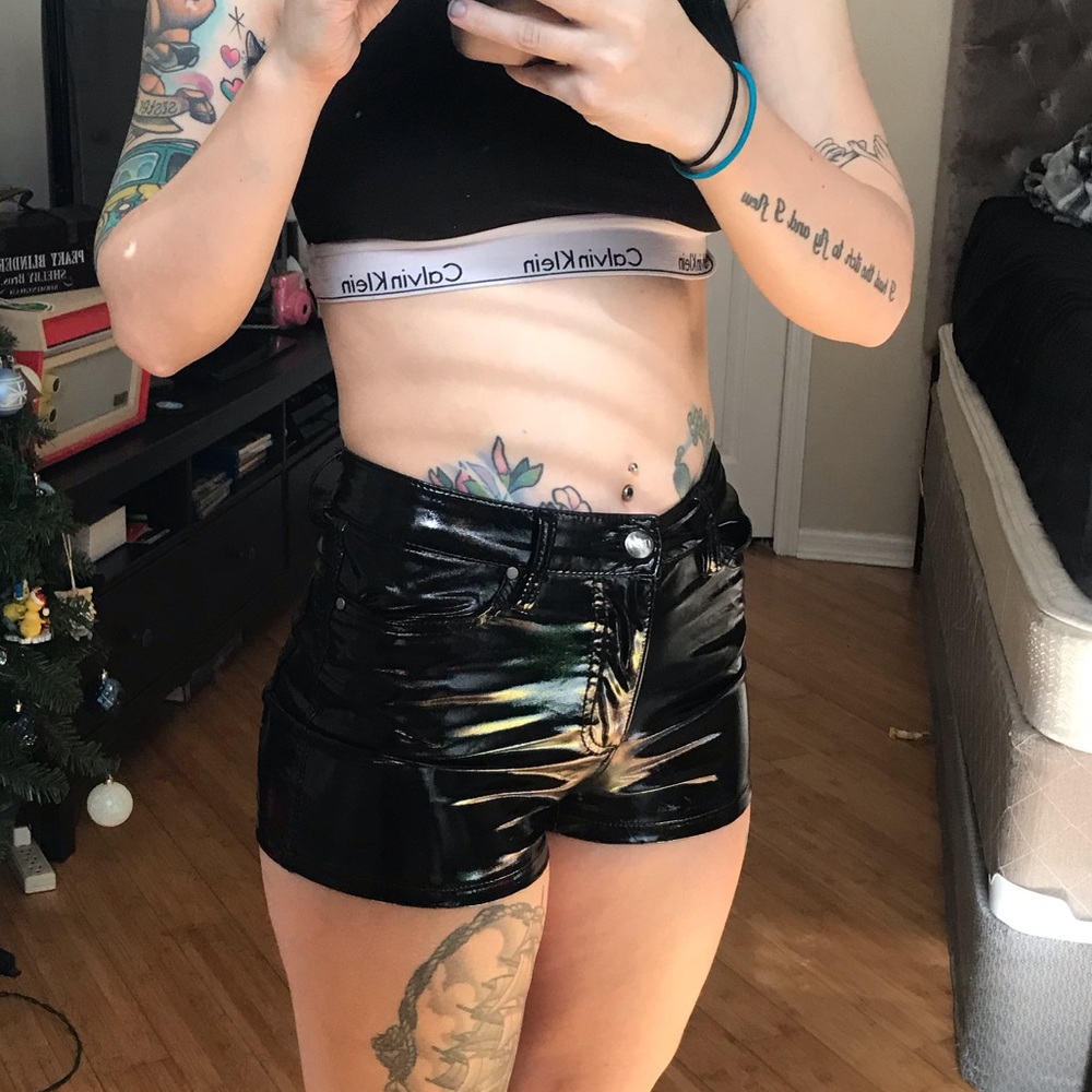 Pleather Tripp Shorts